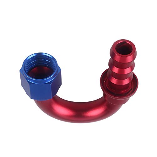 RuleaxAsi Encaixe da extremidade da mangueira de bloqueio de pressão AN10 extremidade da mangueira d