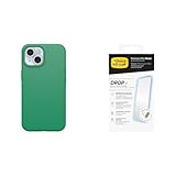 Otterbox Symmetry MagSafe Apple iPhone 15/iPhone 14/iPhone 13 Green Juice - Green with Premium Tempered Glass Protector