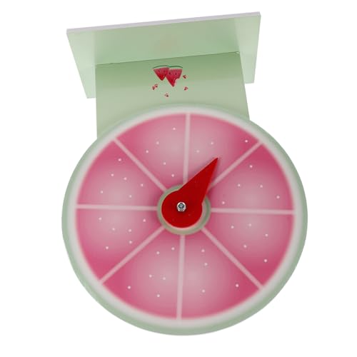 ifundom Watermelon Small Turntable Prize Wheel Raffle Prize Classroom Prize Editable Spinning Wheel for Events Interactive Party Decorations