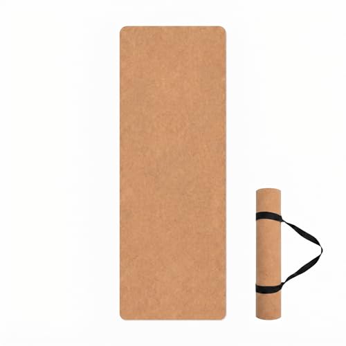 Cork Yoga Mat 6mm Extra Thick TPE Non