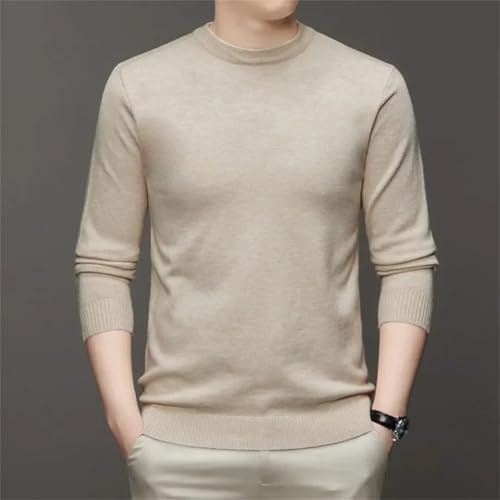 Long Sleeves Mens Wool Sweater Knit Pullover Slim Fit V Neck Lightweight Soft Jumper Top3