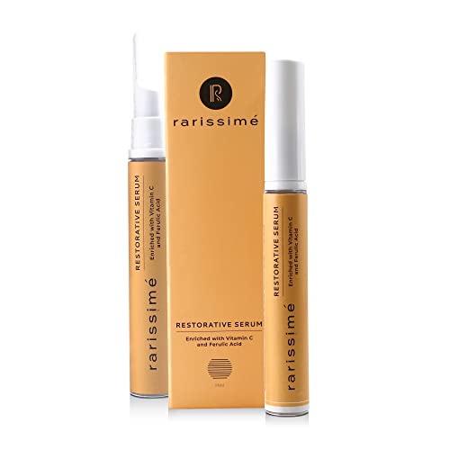 Image of Rarissime Restorative Serum. Vitamin C, Ferulic Acid, Niacinamide. Boosts Collagen, Reduces Pigmentation. Women and Men (17 ml) (Pack of 2)