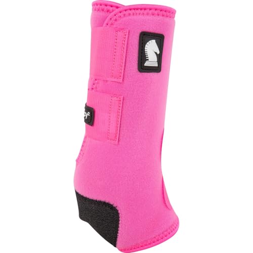 Image of Classic Equine Legacy2 Support Boots, Front (Hot Pink, Large)