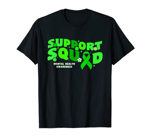 Cinta de concienciación sobre la salud mental de Support Squad Camiseta