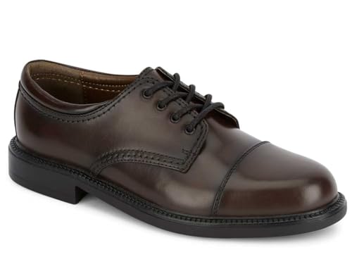 Image of Dockers Gordon Leather Dress Shoes for Men Casual Cap Toe Mens Oxford Shoes