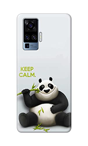 Image of PRINTFIDAA� Printed Hard Back Cover Case for Vivo X50 Pro Back Cover (Cartoon Panda) -2808