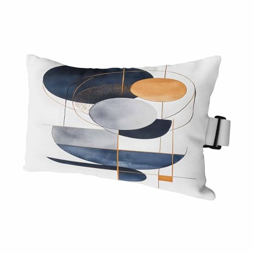 Mid Century Abstract Geometric Outdoor Head Pillows for Recliner Chair,Pack