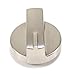 316353575 Range Surface Burner Knob Genuine Original Equipment Manufacturer (OEM) Part Stainless