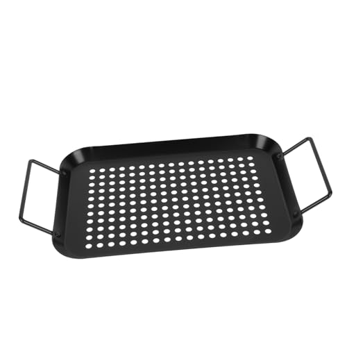 BESPORTBLE Simple Barbecue Pan Non-stick Bbq Plate Roasting Tool Bbq Accessory Compact Design