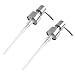 Produktbild ZAK168 2 Stück Seifenspender Pumpkopf Edelstahl Ersatz Flüssigseife Spender Pumpkopf Universal 28/400 Standard Gewinde Größe, silber, Free Size