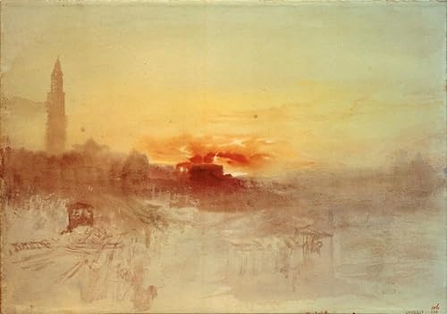 Tableau Toile Soleil Levant Turner 60x90cm SERENDIPITP