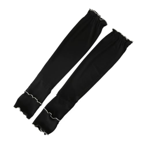 Mangas largas para brazos con coderas sin dedos accesorio textil diario unisex