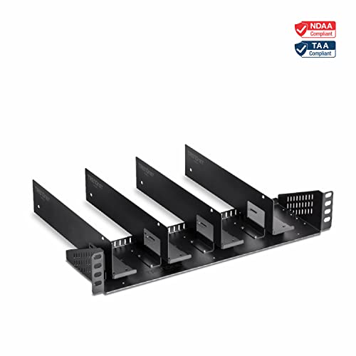 Image of TRENDnet 19 inch Rackmount Industrial Power Supply Vertical Chassis, TI-R4U, 4U Wall Mount Bracket, 2U Rack Mount Design, Designed for TI-RSP100048 Power Supplies (Sold Separately), Steel Construction