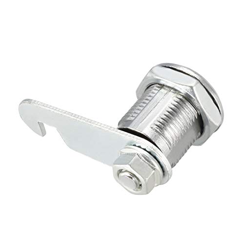 Cerradura de leva de 20 mm con cilindro uxcell y leva larga de 48 mm 6