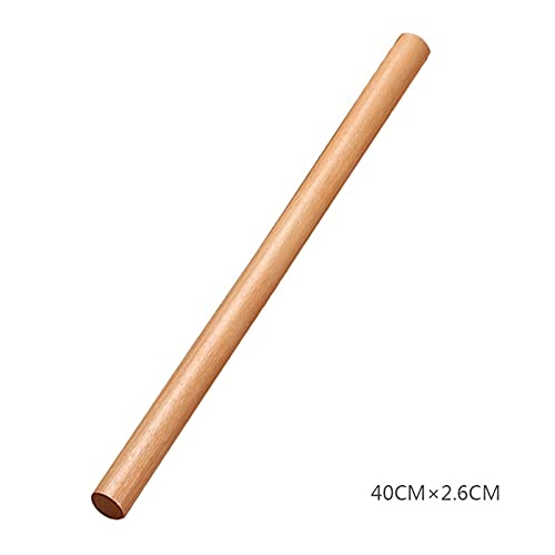 Rodillos de amasar para Hornear, Rodillo de Cocina, 16/25/30/40cm, Rodillo de Madera Antiadherente para Pastel, Fideos, Herramientas de Rodillo de Masa, Rodillo
