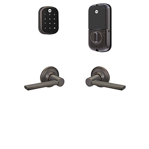 Yale Assure Lock SL - Key-Free Touchscreen Lock with Valdosta in Bronze
