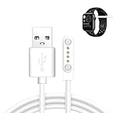 Design Compact et Portable: Idéal pour les voyages et l'utilisation quotidienne, ce chargeur est léger et facilement transportable. Sa conception compacte permet de le glisser dans n'importe quel sac ou poche, rendant la recharge de votre montre connectée pratique en tout lieu.