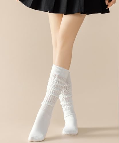 Image of TINTAO Women's Slouch Socks Thigh High Boot Socks Soft Scrunch Socks,Knee High Boot Socks Calf Socks for Women,Size 5-10#L119