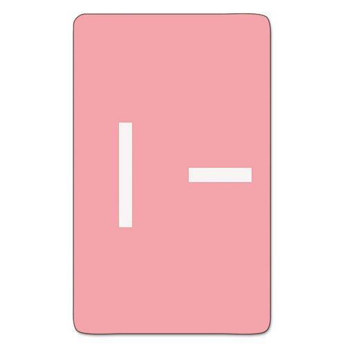 Étiquettes alphabétiques AlphaZ rose lot de 10 feuilles pour classement de dossiers