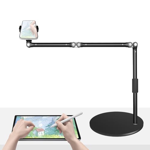 Support de téléphone pour cuisine et travaux manuels à bras long