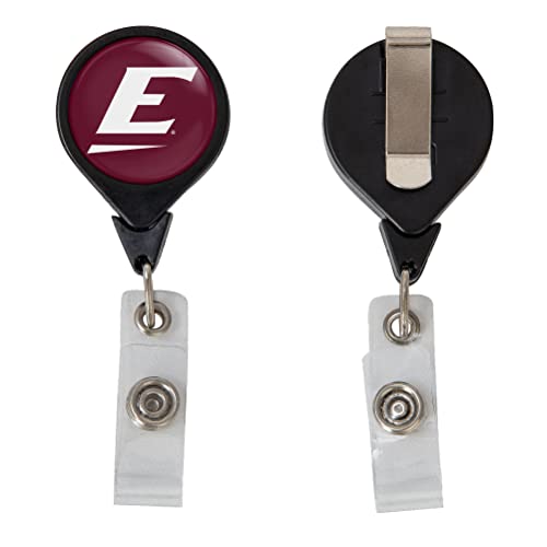 Desert Cactus Eastern Kentucky University Retractable Badge Holder EKU Colonels ID Reel with Ticket Clip for Lanyard, Work, School & Office Access