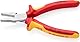 Knipex Flachzange verchromt, isoliert mit Mehrkomponenten-Hüllen, VDE-geprüft 160 mm 20 06 160