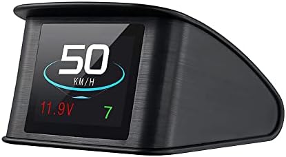 Lttrbx. T600 Universal Car HUD Head Up Display Digital GPS Speedometer with Speedup Test Brake Test Overspeed Alarm TFT LCD Display for All Vehicle