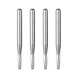 Hartmetall-Bohrer, 4 Stück, 1 mm, konische Legierungsbohrer für Auto-Windschutzscheiben-Reparaturwerkzeug, hohe Härte und abriebfest, für Auto-Glasreparatur