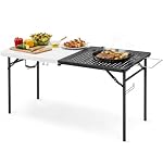 5FT Folding Grill Table, Portable Camping BBQ Prep Table