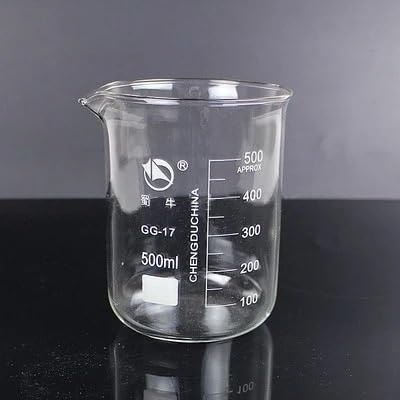 Becher in vetro borosilicato GG-17 da 5 ml a 3000 ml, resistente alle alte temperature, attrezzatura da laboratorio, articoli in vetro, materiale scolastico(10mL 10 pieces)