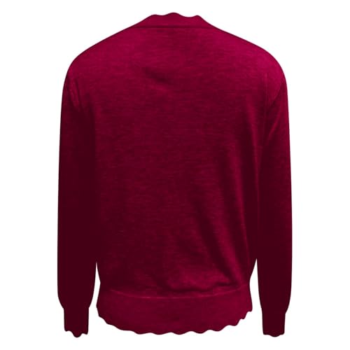 Chaqueta de punto para mujer cárdigan corto ligero que no abulta 5