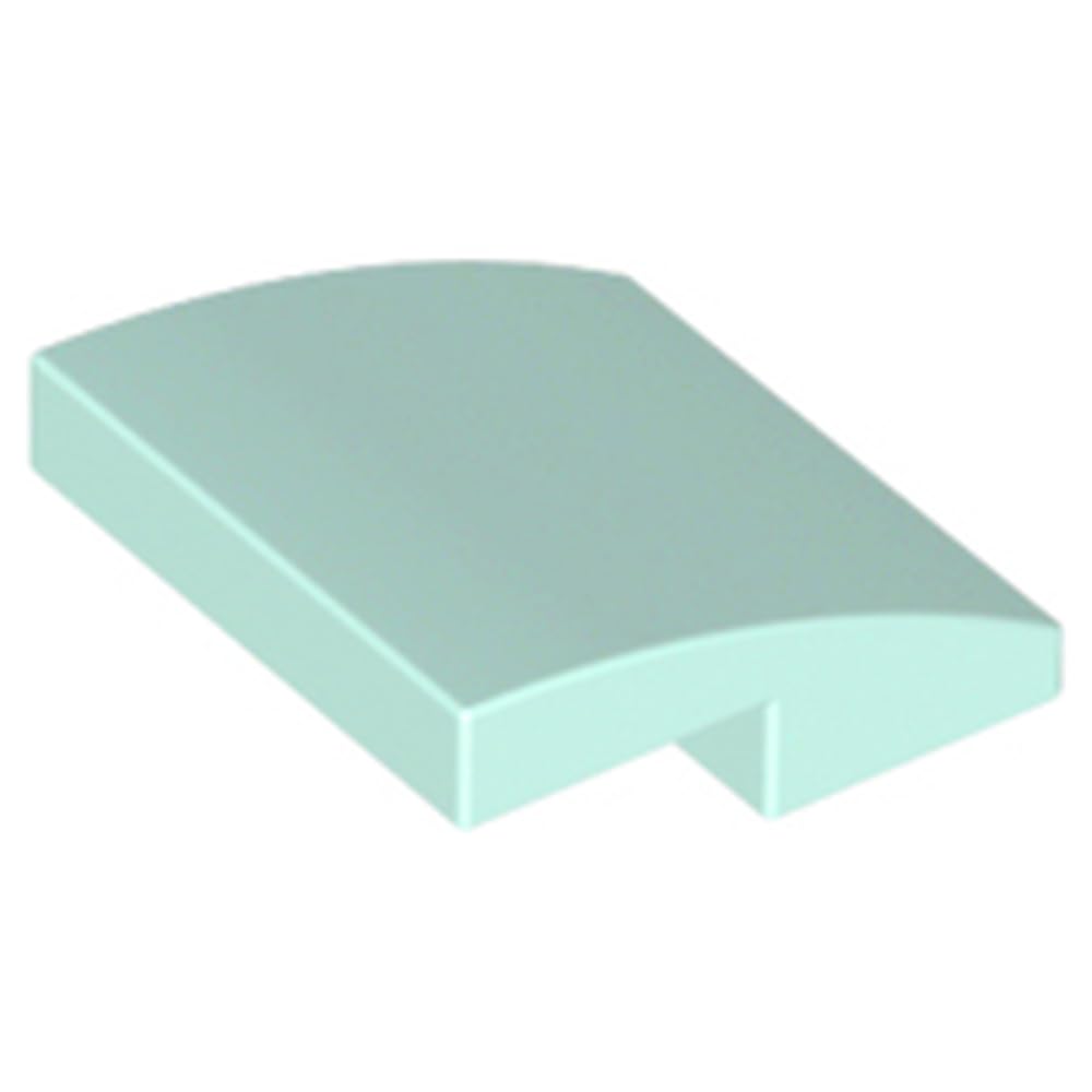 LEGO Slope, Curved 2 x 2 x 2/3, Building Block Part 15068, Part 15068, Choose Your Colour (Light Aqua, 10, Bricks) — image 1