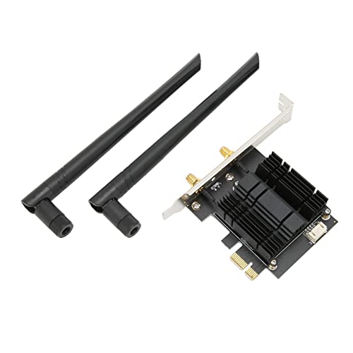 Adaptador inalámbrico PCI Express de doble banda, tarjeta WiFi PCIE para escritorio soporte AC1300Mbps versión 4.2 para PC Gaming miniatura 5