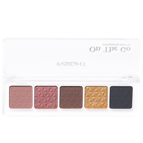 Image of INSIGHT On The Go Eyeshadow Palette - Umbra | Highly Pigmented | Silky Smooth | Crease-Free Blending | Shimmer & Matte Shades | Travel-Friendly (10g)