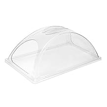 Sterno ClearDome Chafing Dish Lid - Chafing Dish Cover for Food Warming, Heat-Resistant Plastic Dome Lids - Transparent Chafing Dishes Lid for Water & Food Pans - Pack of 3
