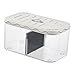 Small Fish Tank Aquarium Breeding Box Table Centerpieces Box Acclimation Hatchery for Fishes, White