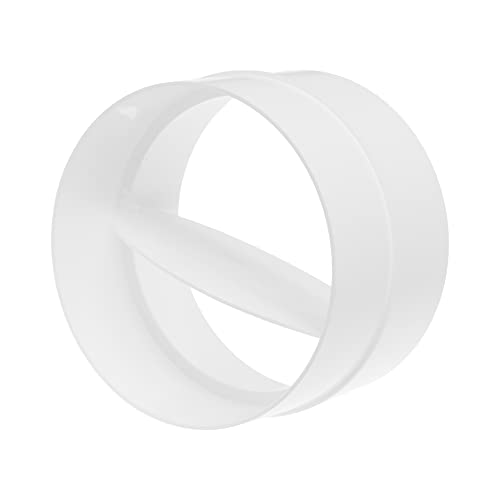 12,5 cm Bloqueador de tiro trasero, manguera de ventilación para secador, extractor en línea de ventilación de ventilación de ventilación (125 mm)