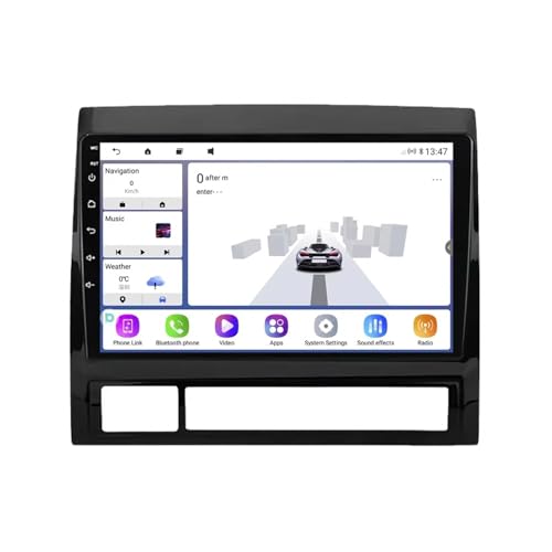 Radio de coche 2 DIN para Toyota Mark X con comandos al volante y 4G+64G