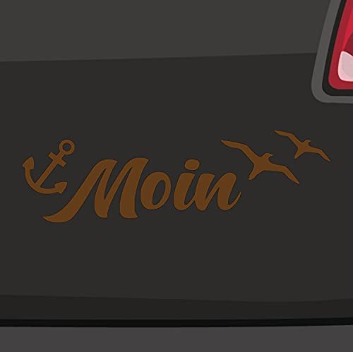 Set Adesivi Moin Mare Del Nord & Baltico – Ancora, Faro O Alba – Resistenti, Per Auto, Porta E Valigia (Bianco O Nero) - 3