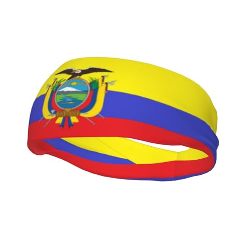 Ecuador Flag Headbands for Women & Men, Sports & Workout