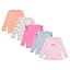 Pink Ruffle, White Hearts, Orange, Light Blue, Magenta