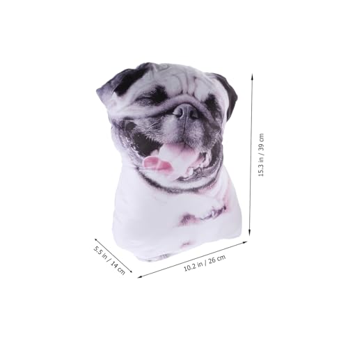 Zerodeko Hundeform Kuschelkissen Für Zuhause Für Sofa Wohnzimmer Schlafzimmer Hübsches Kissen in Hundekonfiguration Gefülltes Dekokissen Für Gemütliche Stunden