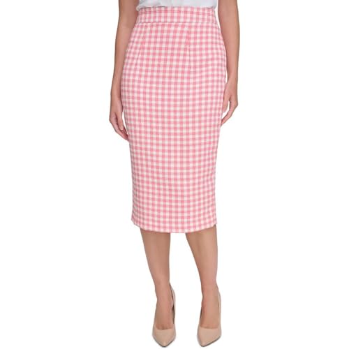 Tommy Hilfiger Women's Gingham Midi Skirt