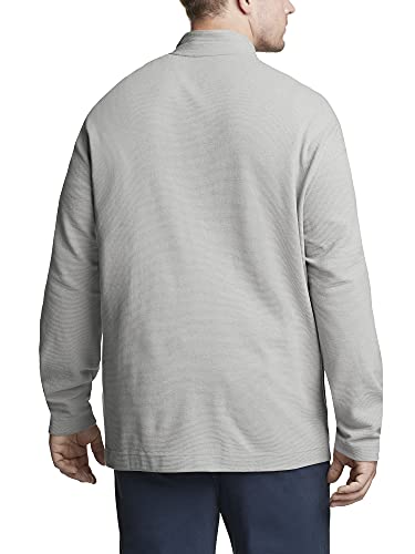 Van Heusen mens Big and Tall Flex Long Sleeve 1/4 Zip Ottoman Solid Shirt3