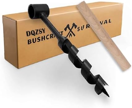 Handbohrer Bushcraft 25x230mm - Manueller Holzbohrer Für Outdoor