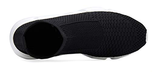 Image of Santiro Men's Running Shoes Breathable Knit Slip On Sneakers