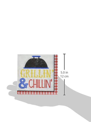 Amscan Bbq Picnic Party Napkins, 5" X 5" - Pack Of 36 - Multicolored #TOP1