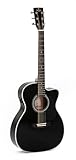Sigma electro-acoustic guitar Model: 000MC-1eseries: 1 Colour: blackbody Shape: Orchestra With CutawaySize: 4/4 Top: Solid Sitka Spruceback And Sides: Mahogany