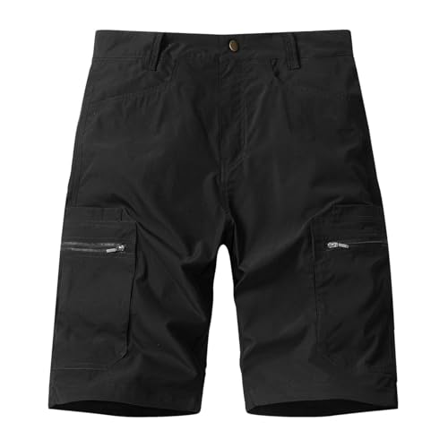 Men's Cargo Pants Lightweight Durable Pocket Outdoor Hiking Work Casual Straight Leg Trousers for Daily Wear