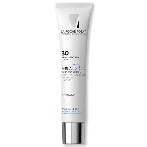 La Roche Posay La Roche-Posay Mela B3 UV Daily Sunscreen, Face Moisturizer With SPF 30 + Anti-Aging Melasyl + 5% Niacinamide, Helps Correct & Protect From Sun Damage, Face Sunscreen With No White Cast, 40ML